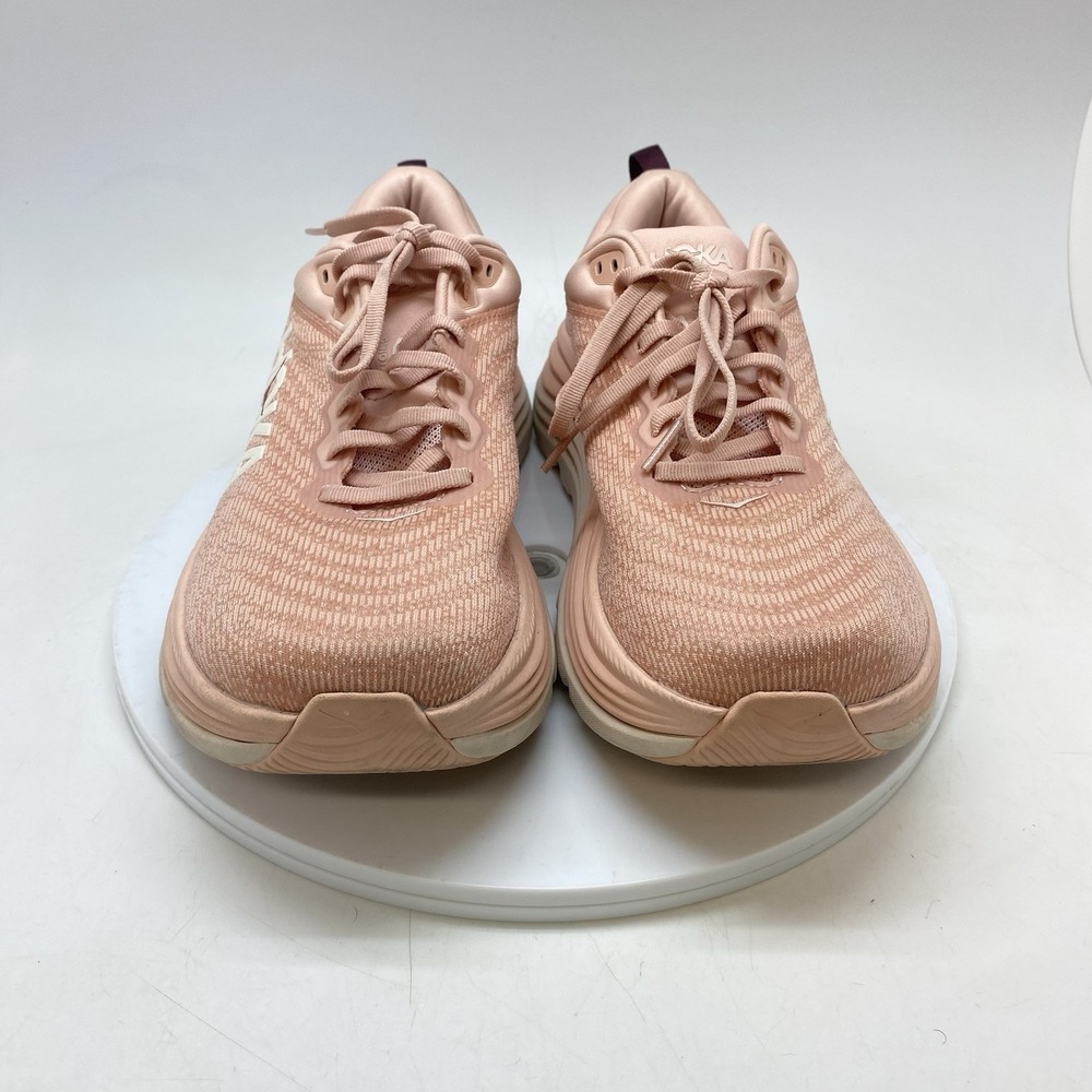 Hoka One One Sneakers Womens 9 B Gaviota 5 1134235 RLTT Pink Cream Running Shoes - Picture 2 of 10